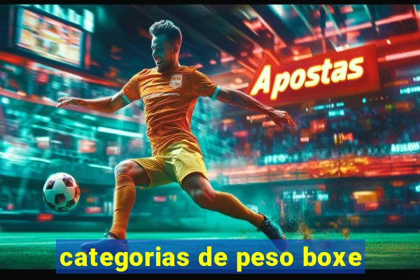 categorias de peso boxe